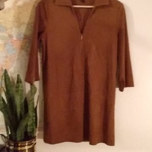 Small F21 suede shift dress